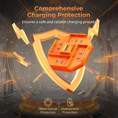 SmallRig 4-канальное зарядное устройство для камер с аккумуляторами NP-F970