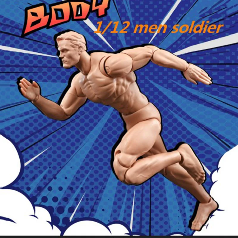 

Nwtoys Nw02 1:12 Model Scale Male Soldier Super Flexible Joint Body Cosplay Anime Cartoon Hero 6 inch Action Figure Toys Dolls