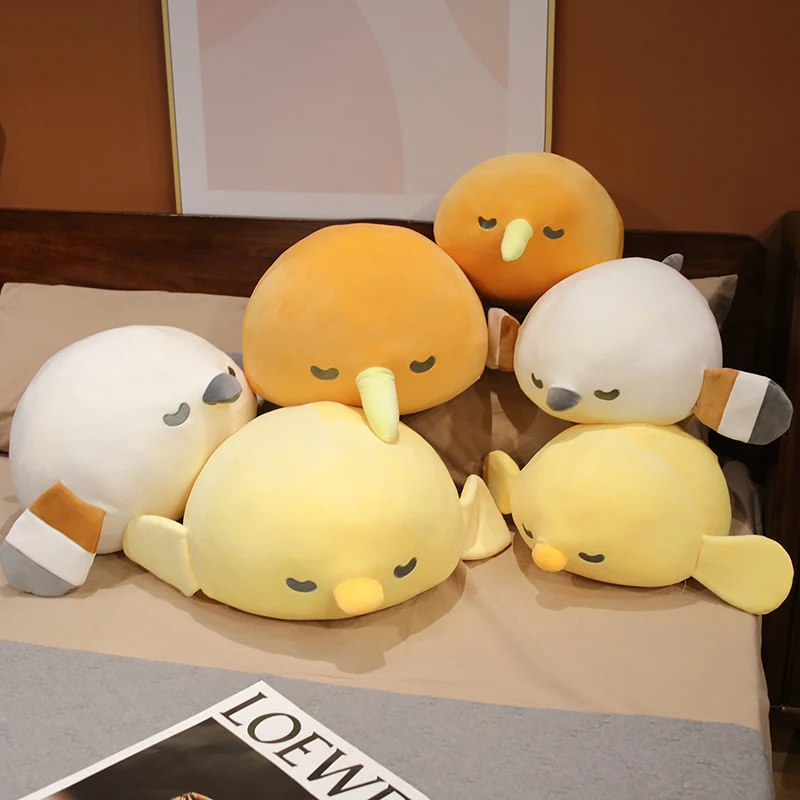

35/45 см, имитация пушистых круглых плюшевых игрушек, мягкие реалистичные игрушки в виде животных, милые подарки