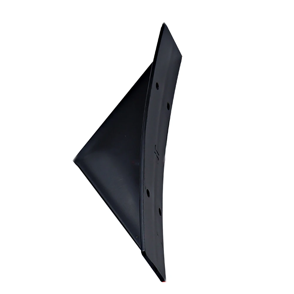 4 шт. черные автомобильные диффузоры заднего бампера изогнутой формы из