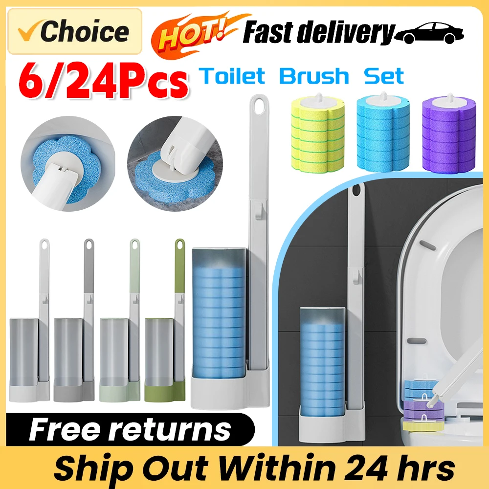 6/24 шт. настенный инструмент для Чистки унитаза