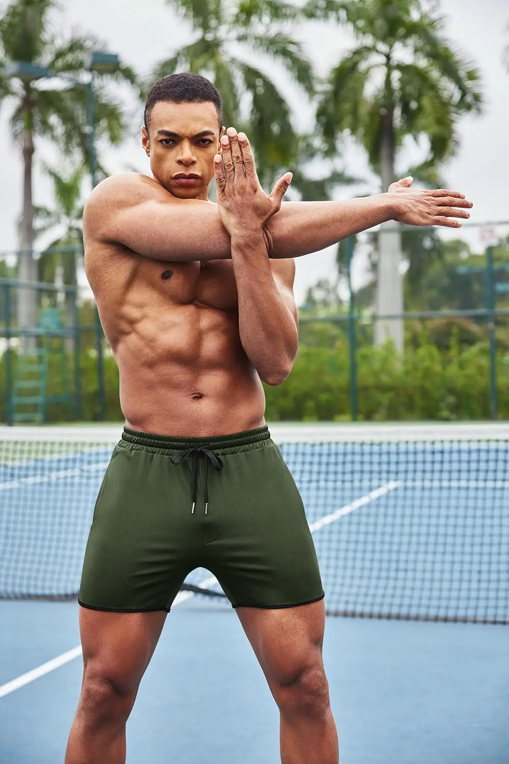 COOFANDY мужские шорты для тренировок в тренажерном зале спортивные бега 5-дюймовые