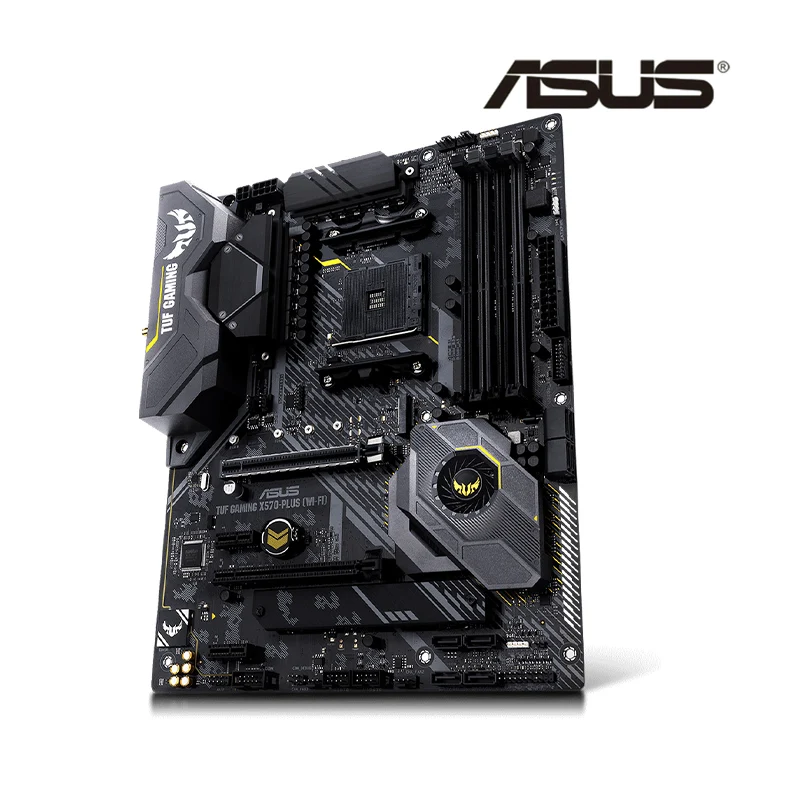 ASUS TUF GAMING X570-PLUS (Wi-Fi) Новый ATX AMD X570 DDR4 5100(OC) MHz 128G M.2 SATA USB 3 2 настольный разъем AM4 CPU |