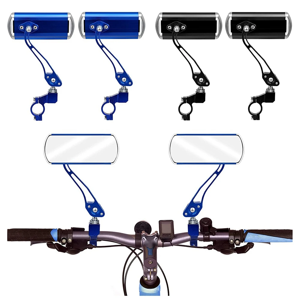 

4 шт./упаковка, регулируемые велосипедные зеркала для руля, с поворотом на 360 градусов