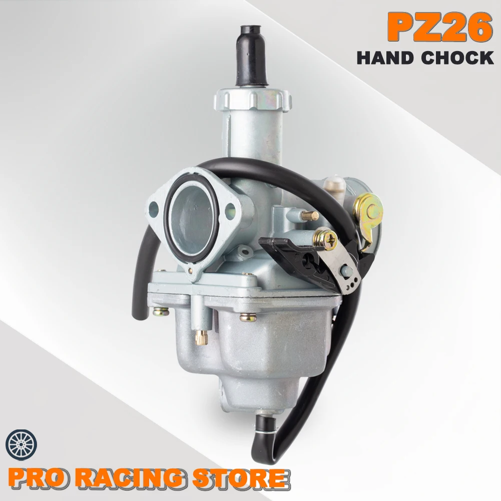 Карбюратор PZ26 для мотоцикла Honda CB125 XL125S TRX250 TRX 250EX XR100 XR200 CG CB 125 150 ATV Quad 2T 4T 26 мм