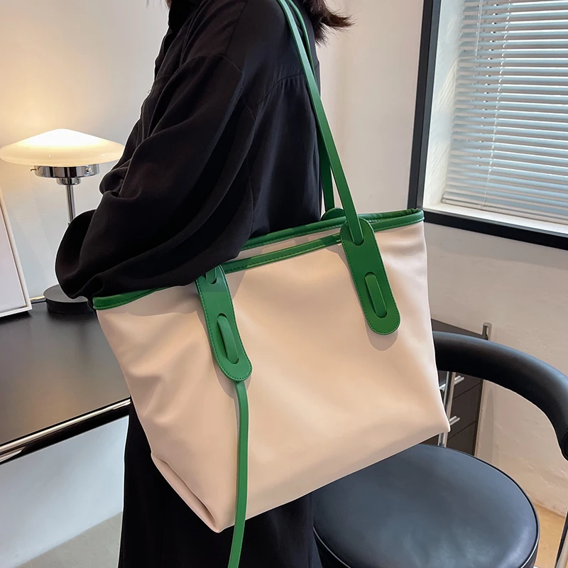 

Вместительные женские Сумки из искусственной кожи, саквояж на плечо, дорожная модная дамская сумочка-тоут, мессенджеры