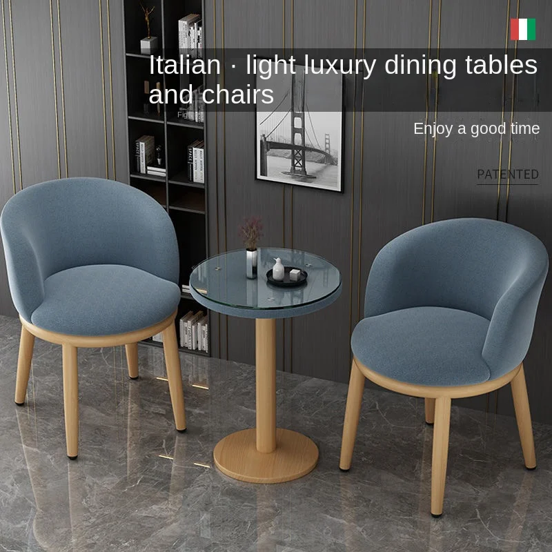 

Маленький стол и стул в скандинавском стиле для балкона, креативные столы из трех предметов, кофейный столик, Набор стульев, простой обеденный стол для отдыха