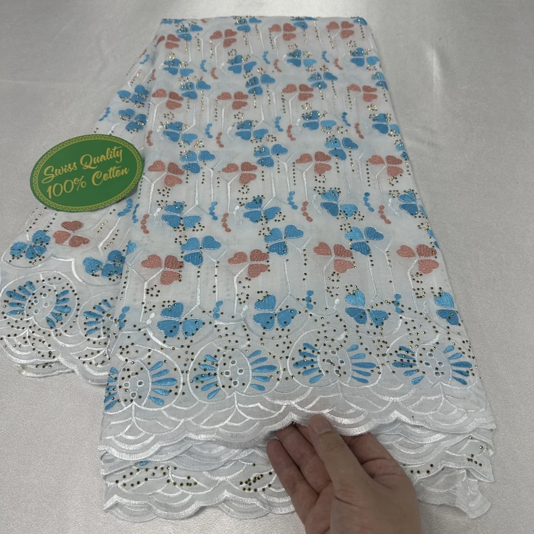 2024 швейцарская ткань новейшая вышивка из тяжелых бусин африканская 100%