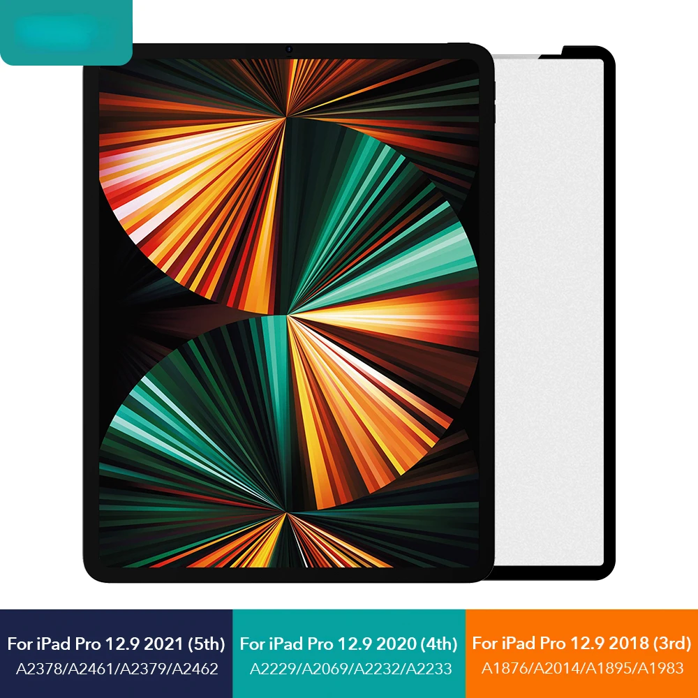 

NEW for iPad mini 6 for iPad Pro 11 12.9 Removable Matte Paper Feel Film for iPad 9 2021 8 7 Gen Screen Protector for iPad Air 4