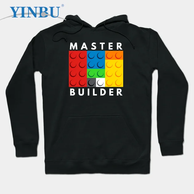 

Пуловер Master Builder с капюшоном, новинка 2023, модная одежда