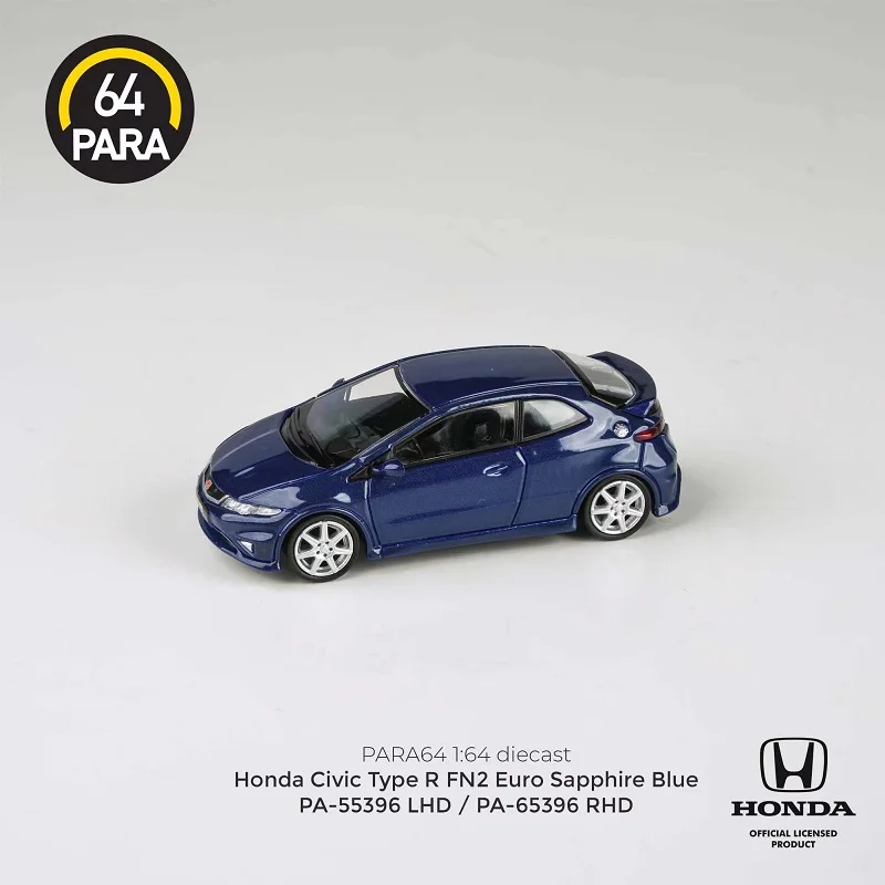 

(Предзаказ) пара64 1:64 2007 Honda CIVIC FN2 Тип R сапфировый синий/солнечный желтый LHD литая модель автомобиля