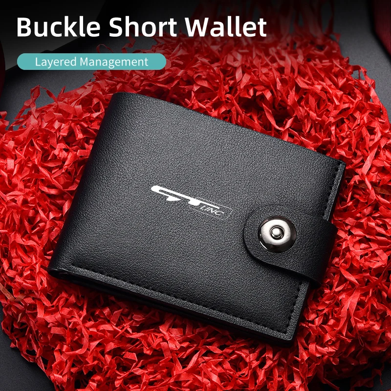 Мужской стиль с пряжкой короткий кошелек кожаный чехол для карт сумка монет KIA K5