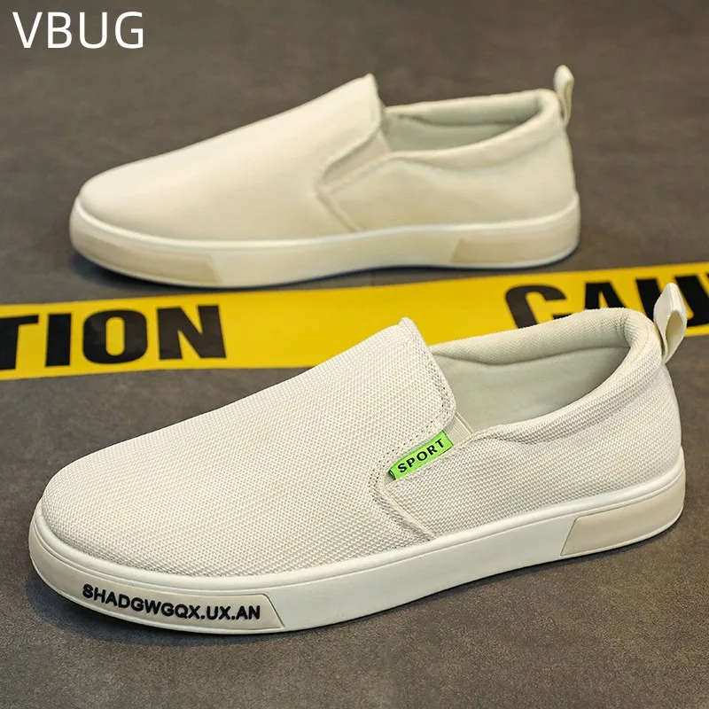 

Men's Summer Canvas Sneakers Outdoor Casual Shoes Breathable Casual Slip on Fashion Trendy Round Toe Lightweight Best Sellers