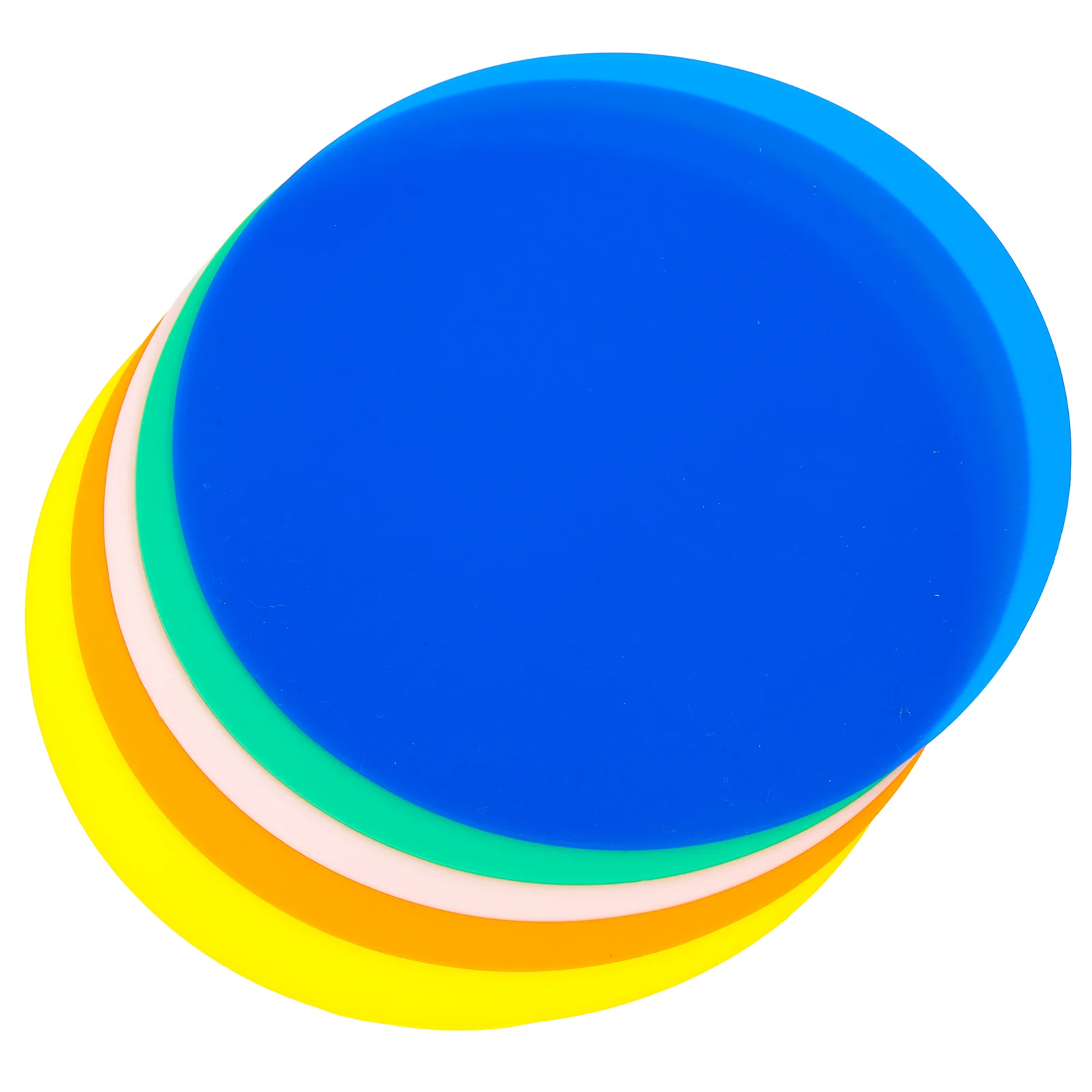 

5Pcs Opener Bottle Colored Jar Grippers Silicone Cup Mats Silicone Jar Openers for Kitchen Restaurant Home