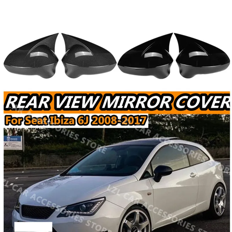 

2 шт., колпачки для зеркала заднего вида для Seat Leon MK2 1P facelift / Ibiza MK4 6J / Exeo 3R 2008-2017