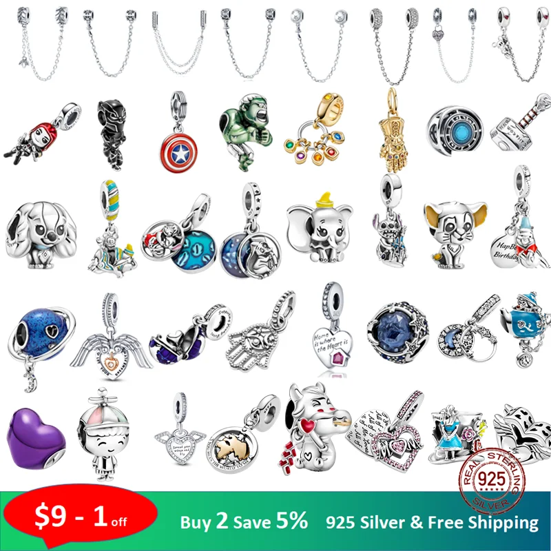 

2022 New 100% 925 Silver Alliance Rescuer Beads Fit Pandora Charms Bracelet Necklace Jewelry Charms Pandorach Plata De Ley 925