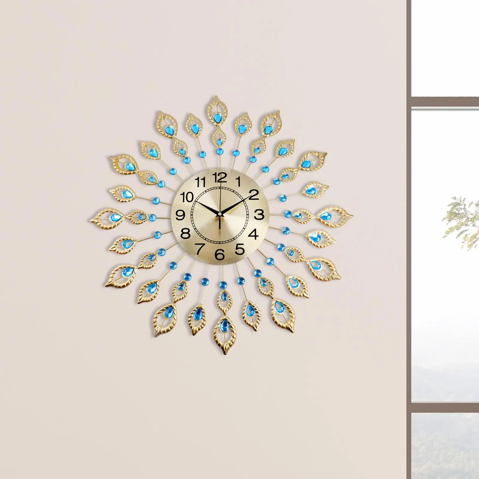 Большие настенные часы 24 дюйма с циферблатом домашнее украшение арабскими