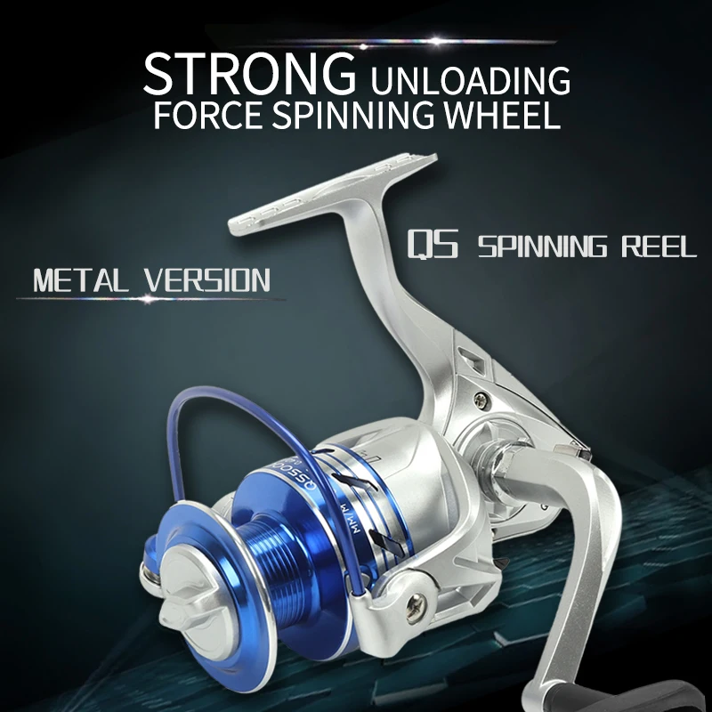 

2022 Summer Winter Fishing Spinning Wheel Reel 1000-7000 Drag Lures Spools Crank Coils Fishing Tools Tackle Carp Trout Equipment