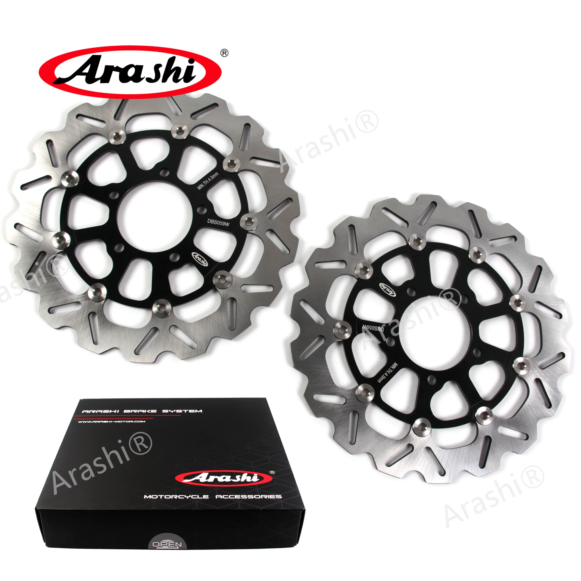 

Arashi 2 шт. для KAWASAKI ZZR1400 2006 2007 CNC передние тормозные диски ZZR 1400 ABS 2006-2021 ZX6R Z 800 1000 Z800e ZX10R GTR