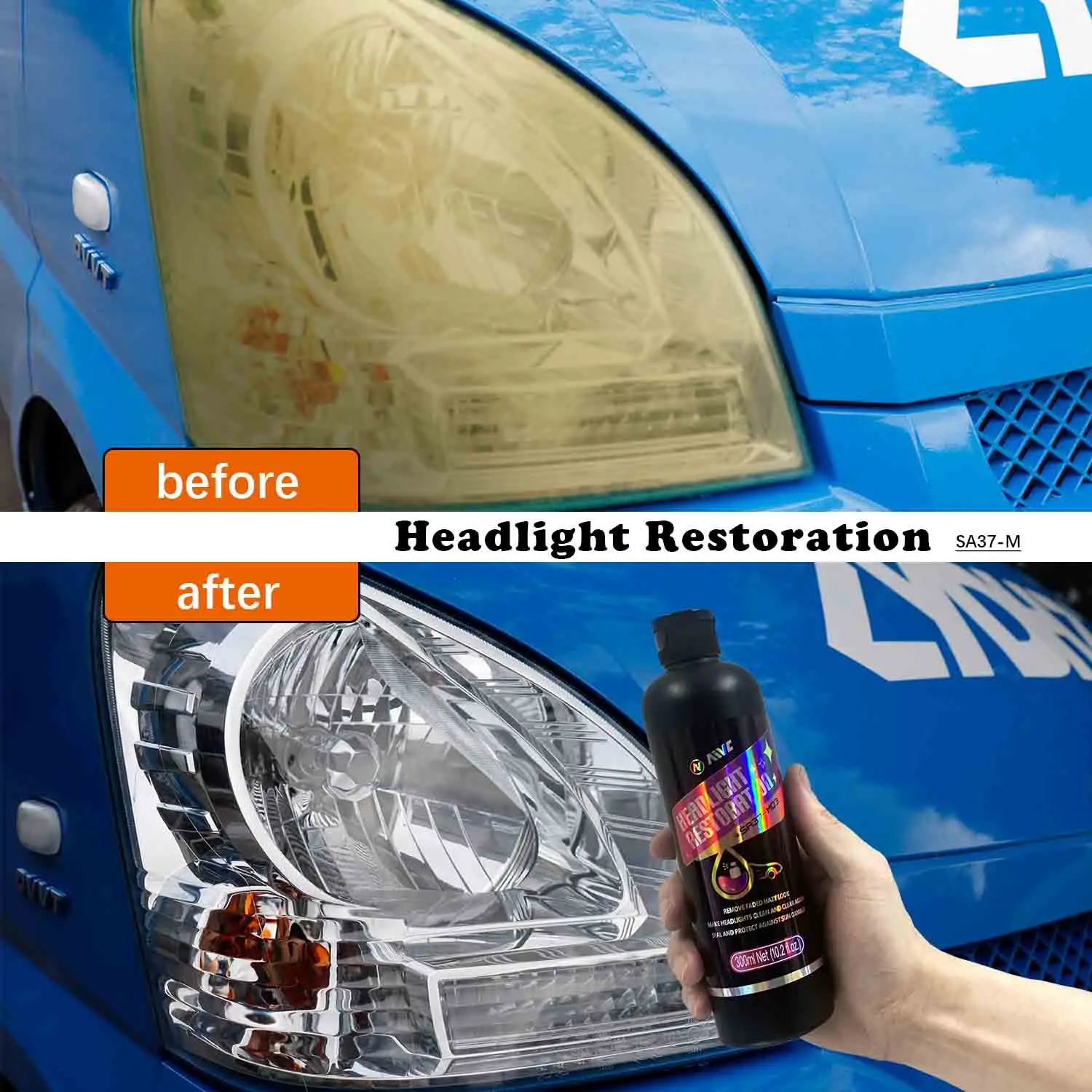 

Headlight Lens Restorer And Protectant Aivc Headlight Polisher Restoration Car Cleaning Repair Coating Oxidize Yellow Car Light