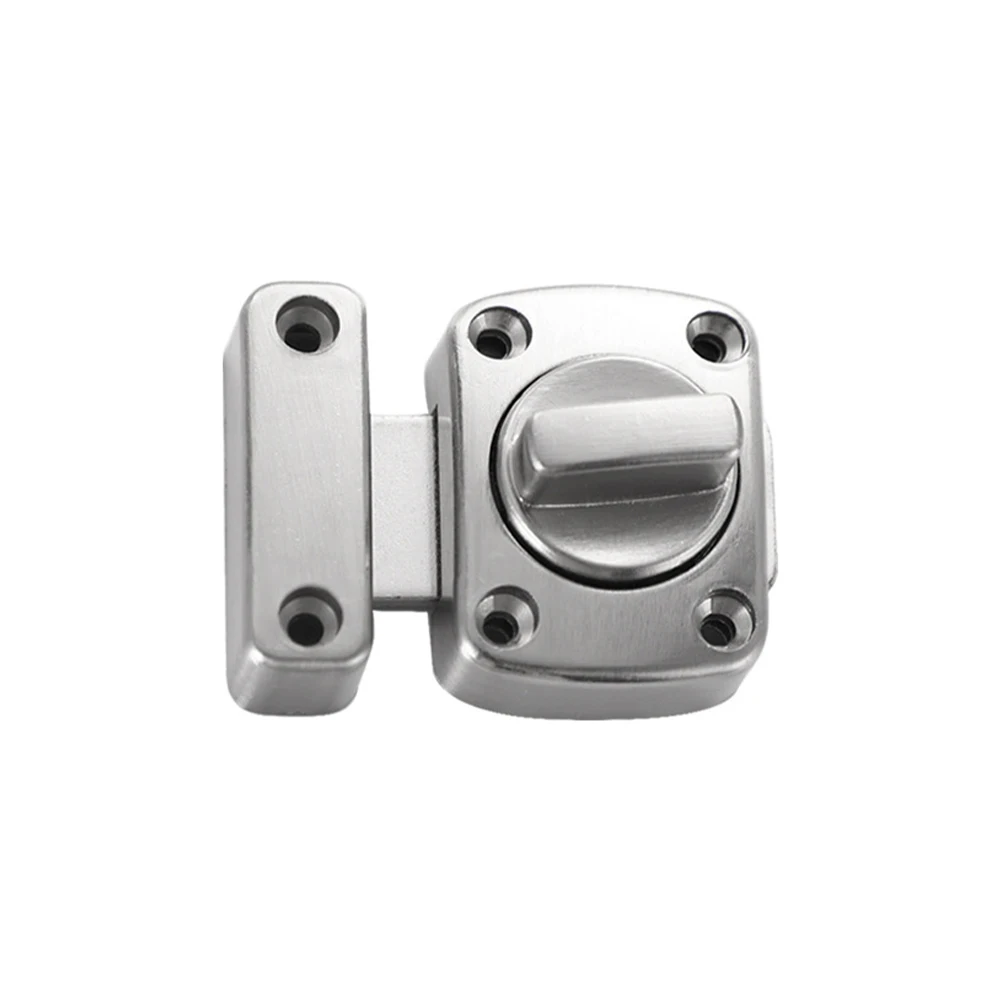 

Universal Anti-theft Door Lock Buckle Cast Metal Hook Door Latch Pull Cabinet Toilet Right Angle Security Sliding Gate Lock Bolt