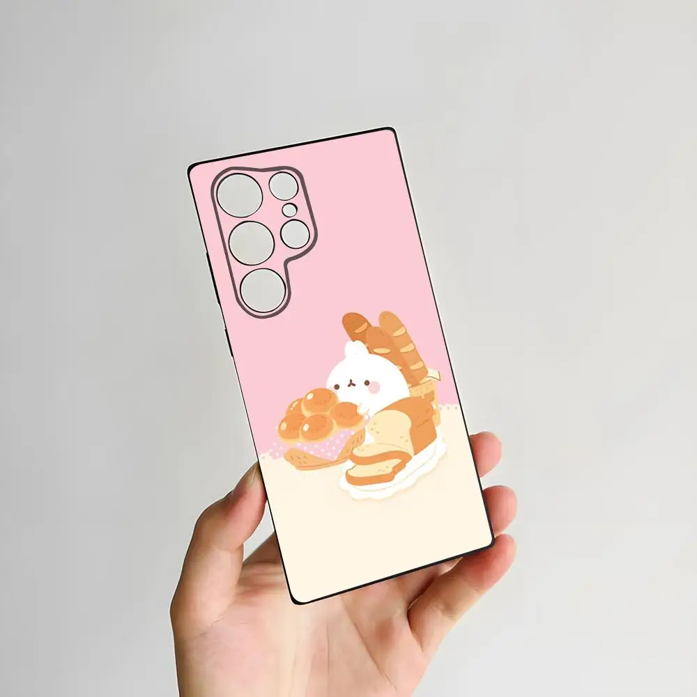 Очаровательный чехол для телефона M-MolangS для Samsung S26 S25 Plus S20 S20 Plus S22 Ultra S23 FE S21 Plus S21 Ultra Soft Cover (art.: 3920dc493b643) - 3920dc493b643