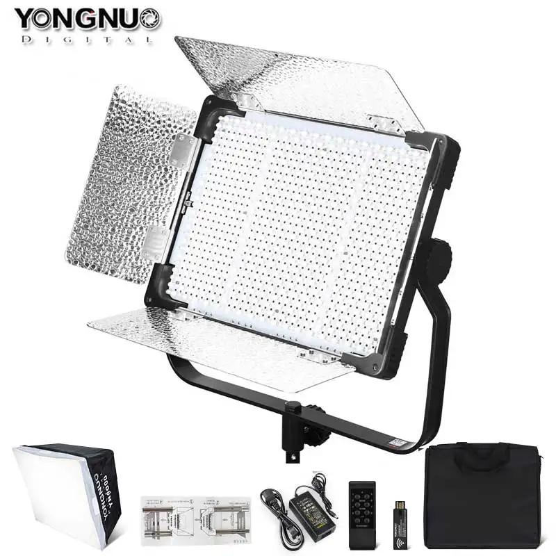 

YONGNUO YN9000 Bi-color 3200-5600K 900PCS LED Beads Video Light Photography Fill Lamp with Softbox for Studio Makeup Vlog