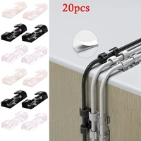 20pcs self adhesive wire organizer wall fixing network cable nail free punch wire clip clip desktop winder wire storage