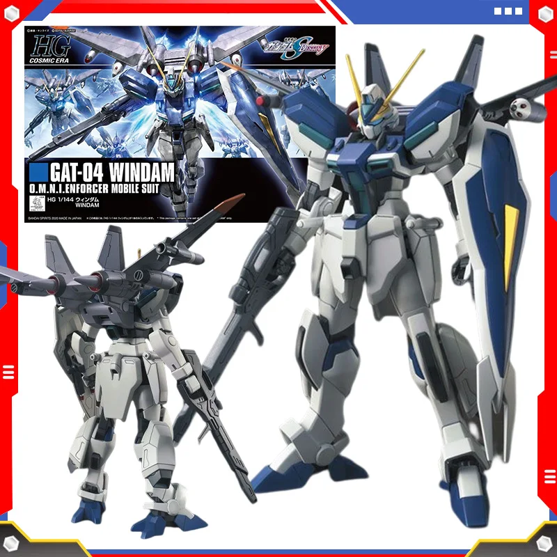 

Bandai Original HGUC 1/144 GTA-04 WINDAM Gundam Anime Action Figure Assembled Model Model Kit Collecting Hobby Toy for Kids