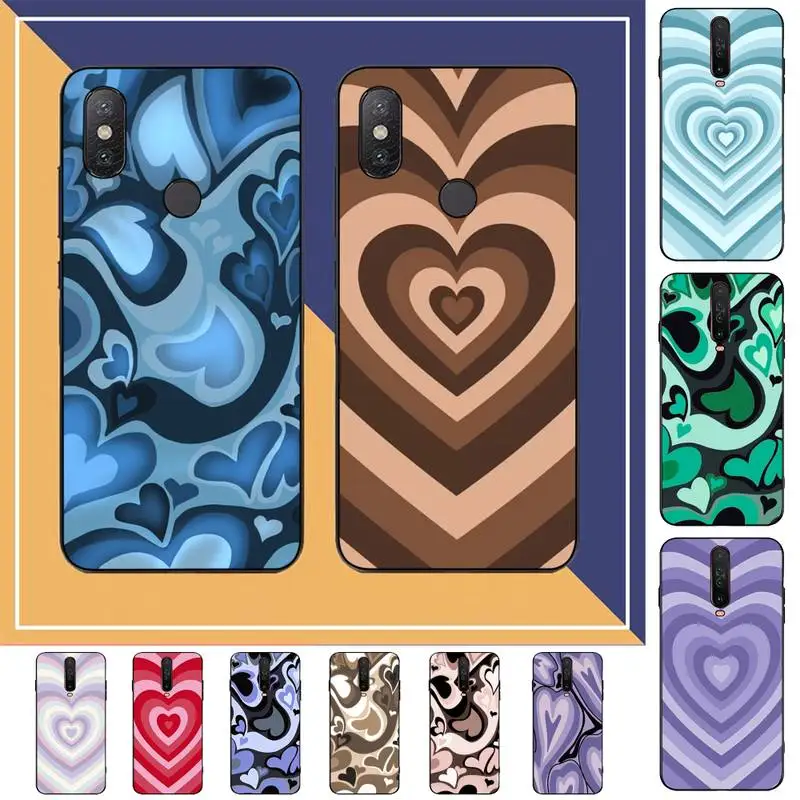 

Heart Circle Phone Case for Redmi Note 8 7 9 4 6 pro max T X 5A 3 10 lite pro