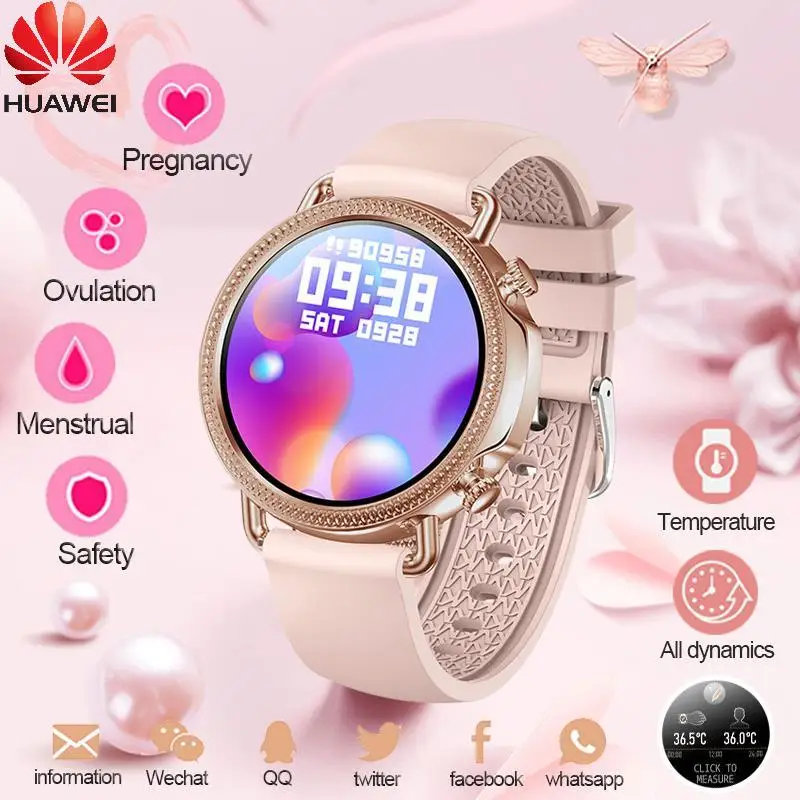 

Huawei Smart Watch Women Lovely Bluetooth Call Bracelet Heart Rate Monitor Waterproof Fashion Smartwatch Connect IOS Android