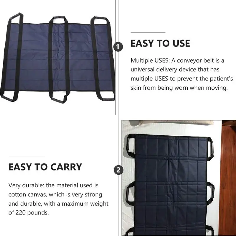 

1pc Nursing Transfer Sheet Handle Positioning Bed Pad Patient Mat for Lifting