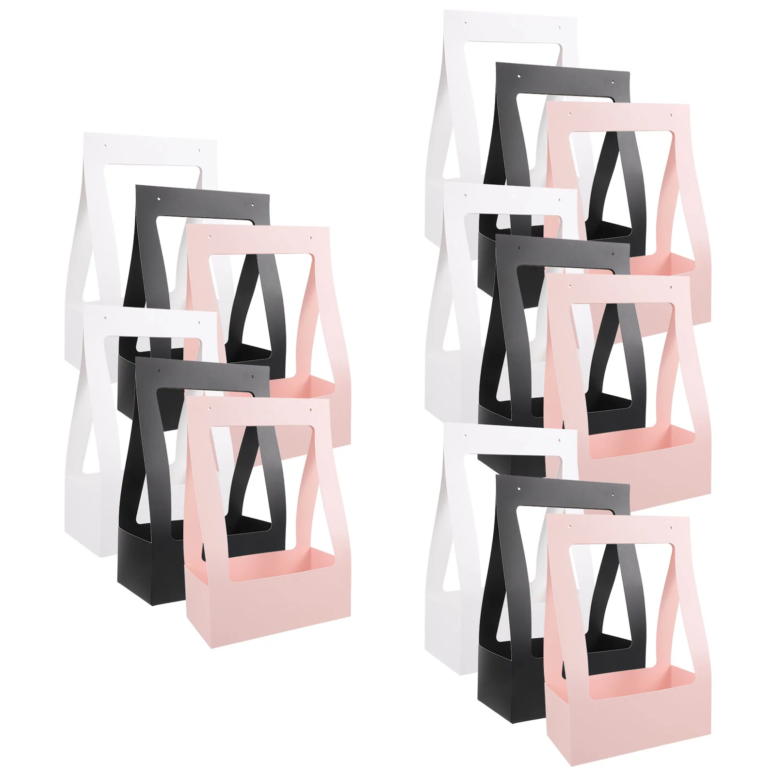 

15 шт., коробка для цветов из крафт-бумаги