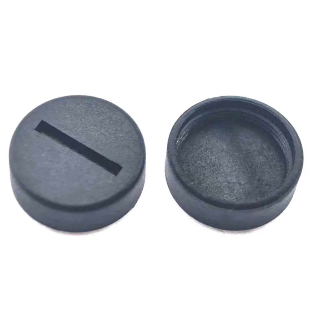 Крышки угольных щеток DAZZLEEX, черные, пластиковые, 2 шт.