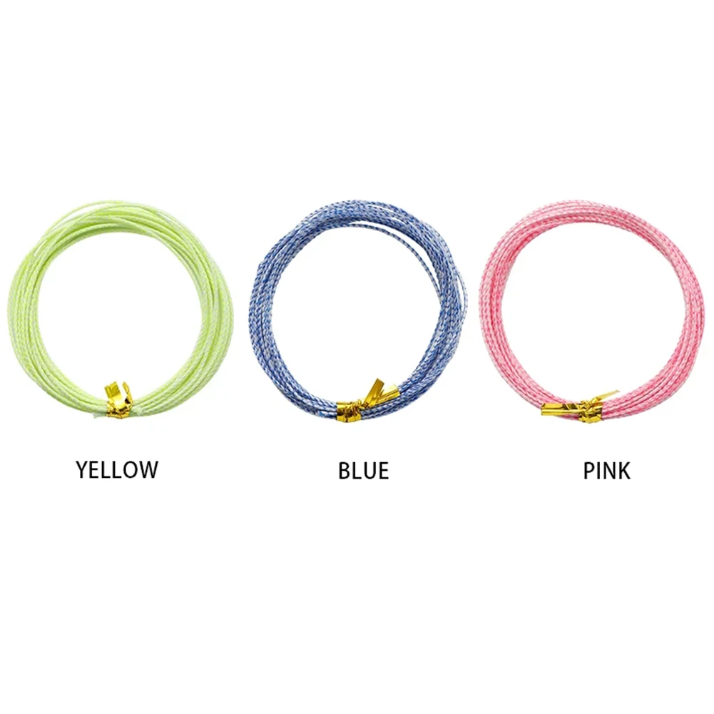 

60/90/120/150LB PE Binding Line Luminous Fishing Assist Line PE Braided Hollow Core Binding Rope Green/Pink/Blue Accessories
