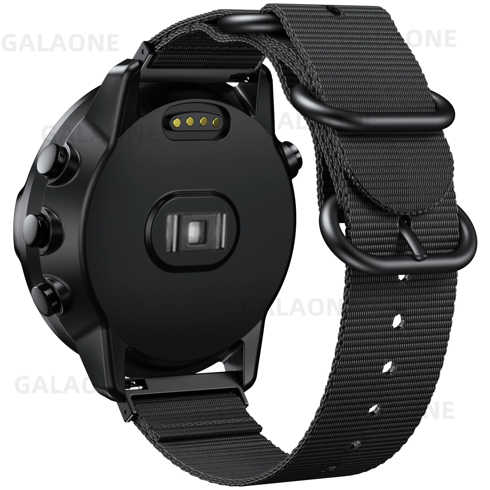 Suunto 24mm Soft Nylon Strap Belt For SUUNTO7/9/9baro/D5 Watch Band Replaceable Three Ring Buckle Wristband Bracelet