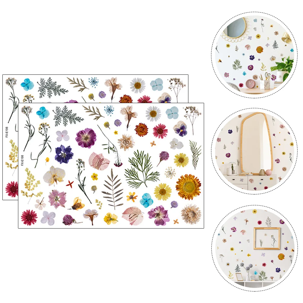

Wall Wallpaper Decals Flower Roompaper Stickers Wildflowers Floral Decorpeelstick Adhesive Nursery Proof Girl Water Decal