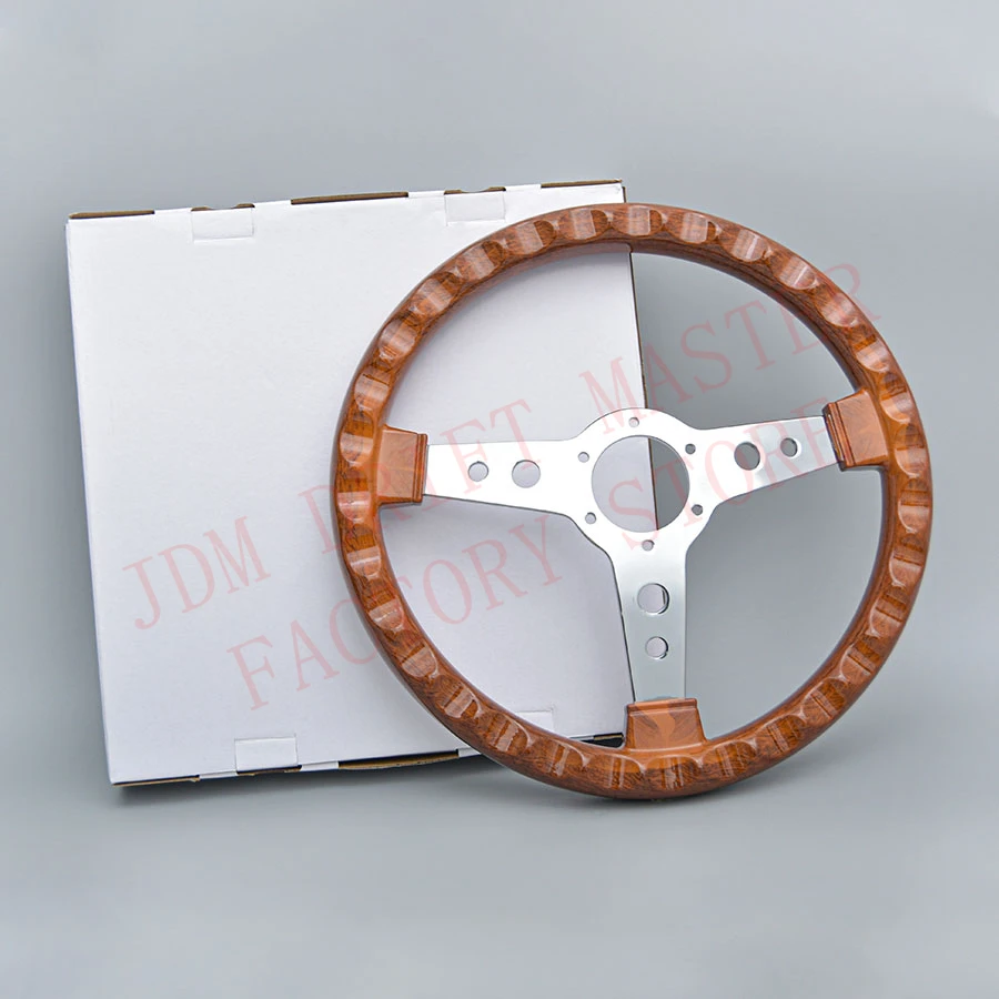 14-дюймовый универсальный классический деревянный руль Sim Racing спортивный для Nismo