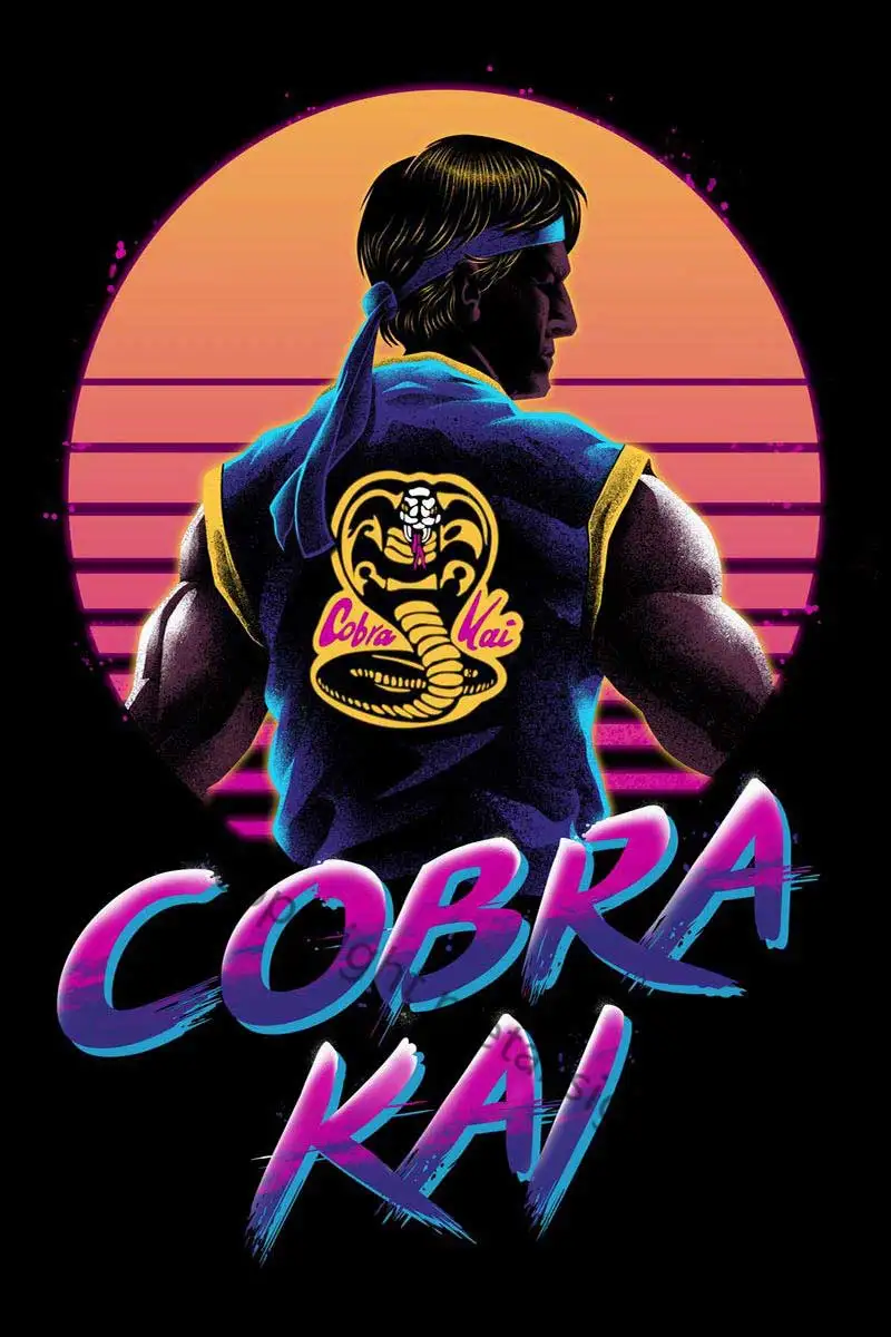 

Оловянные пластины Rad Cobra Kai, декор для стен, декор комнаты, ретро, винтажная металлическая вывеска, неоновая вывеска для мужчин, пещера, кафе, ...