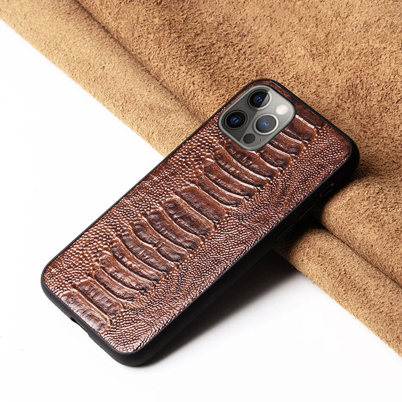 

Чехол для телефона из натуральной кожи для iPhone 13 12 Mini 11 Pro X Xr Xs Max SE 2020 7 8 Plus, роскошный чехол-накладка из натуральной воловьей кожи