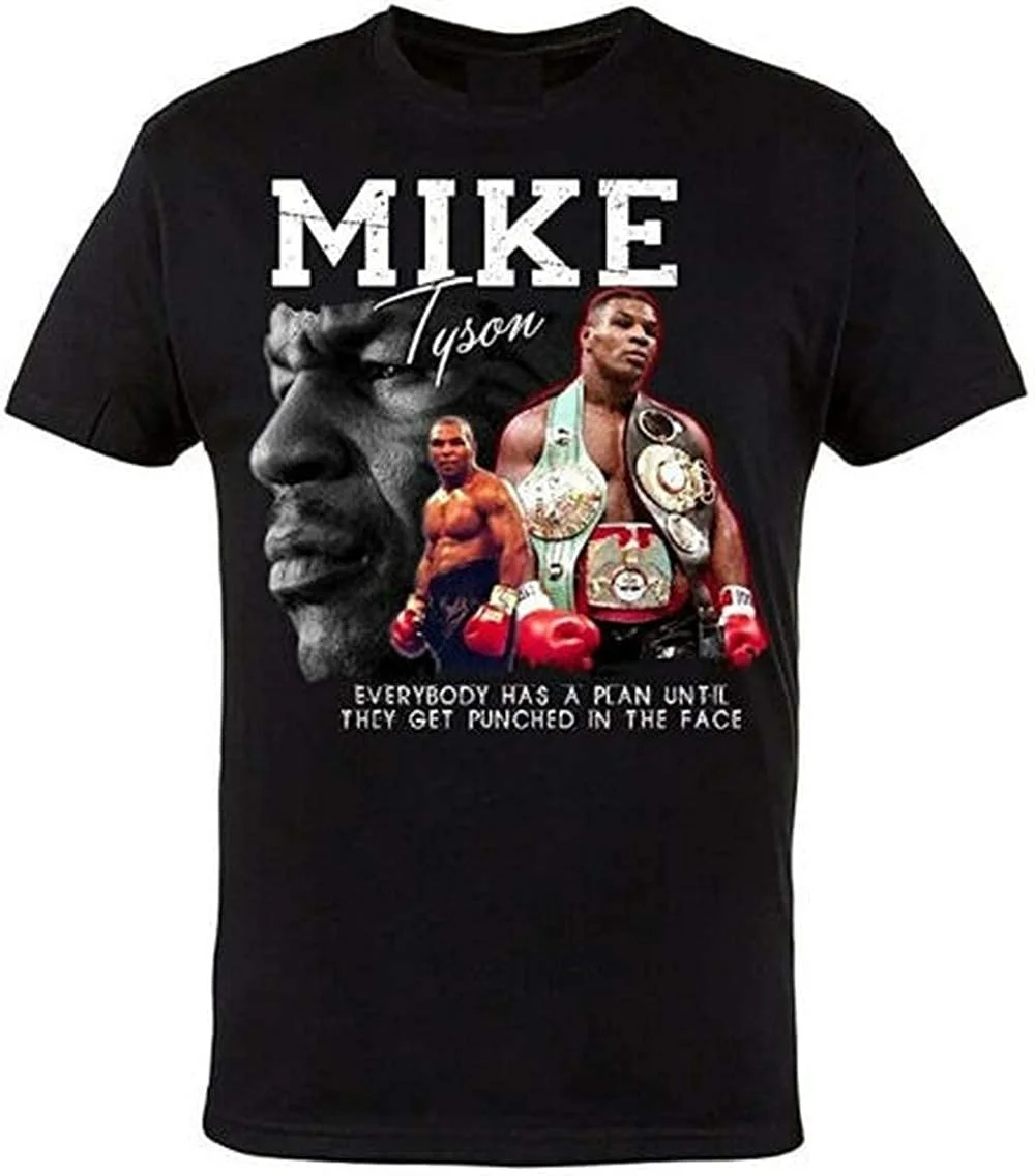 

Iron Mike Tyson Legend Boxing T-Shirt Unisex Black Mens S-3XL Handmade
