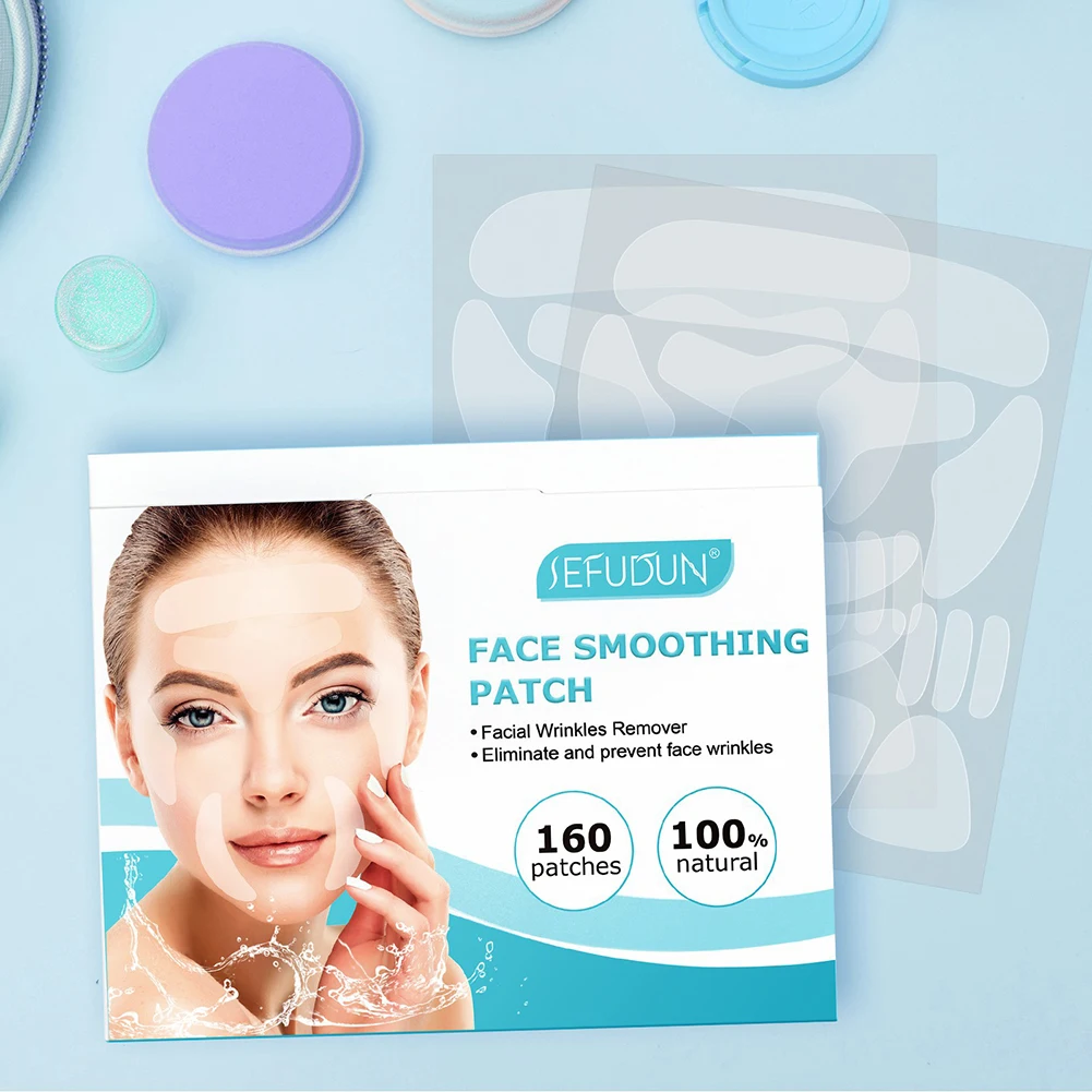 

Разглаживающие патчи для женщин, мягкие косметические наклейки против морщин, портативная лента против морщин для лица, удобная для лица, л...