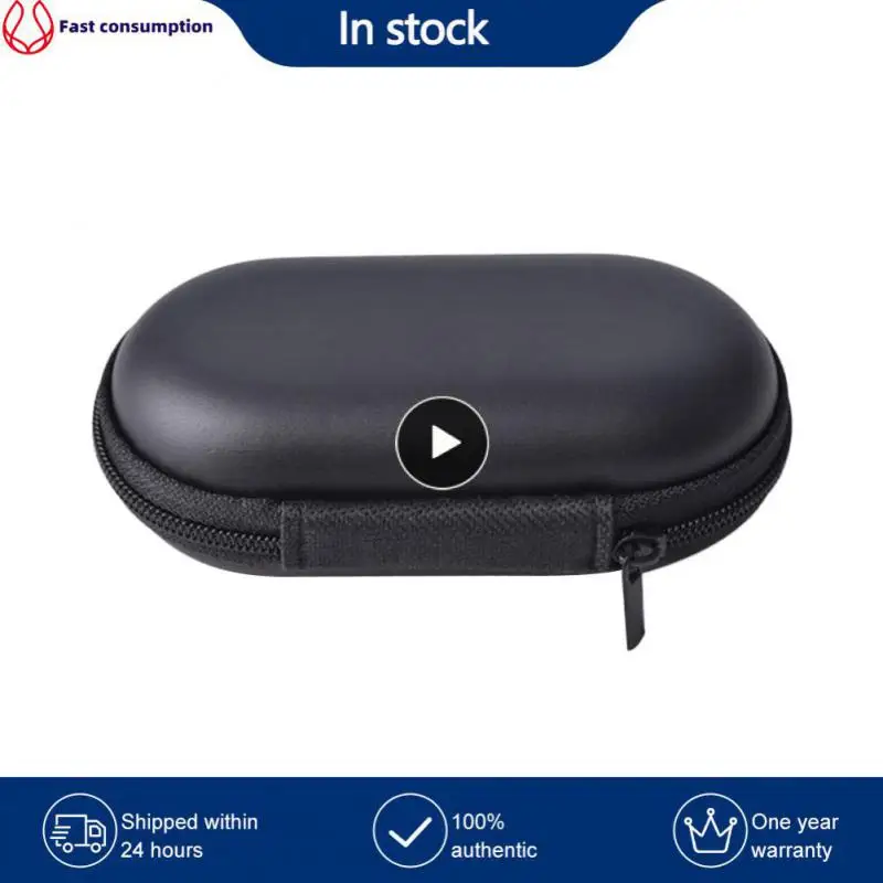 

2/4/6PCS Headphone Carry Bag Earphones Case Scratchproof Waterproof Eva Headphone Carry Bag Oval Style Travel Carrying Bag