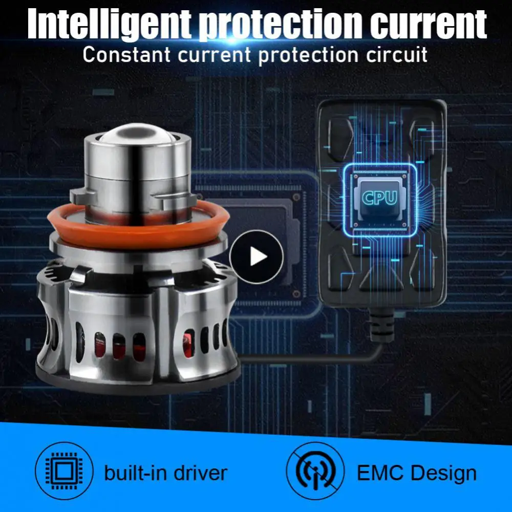 

Lights Long Life Ev20 Led Bulbs Bright Waterproof Led Car Headlight Auto Bulbs Lens Spotlight H11 Running Lights Led Fog Light