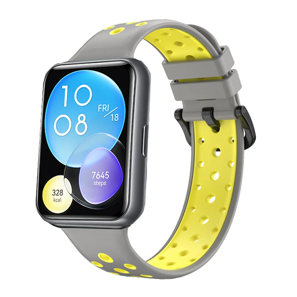 

Band For Huawei Watch FIT 2 Strap Accessories correa Wristband Breathable soft Silicone Sport bracelet Huawei watch fit2 band