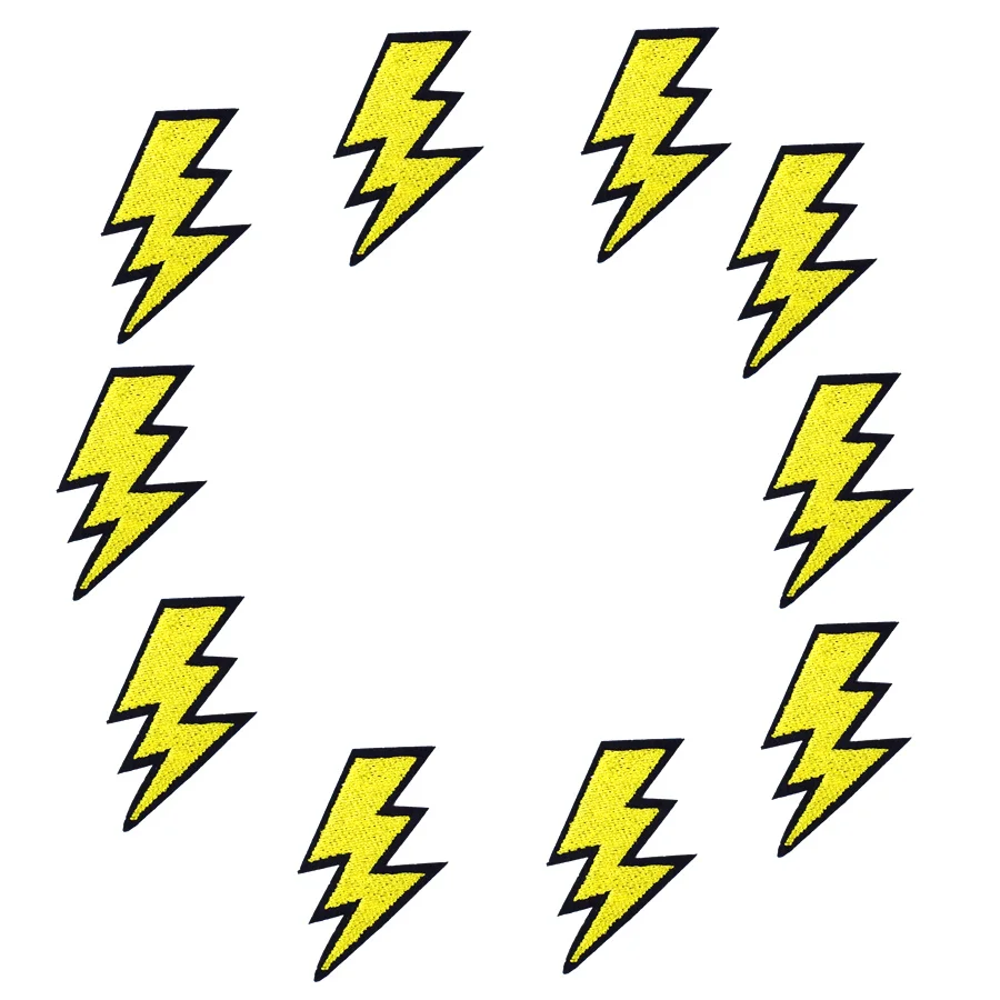 

10 шт., термоклейкие нашивки для джинсов