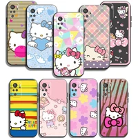 hello kitty takara tomy phone cases for xiaomi redmi redmi note 7 8 pro 8t 2021 7 8 7 8a 8 pro back cover coque soft tpu