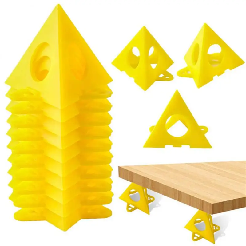 

1/10pcs Mini Pyramid Paint Rack Stands Tool Triangle Paint Pads Feet For Woodworking Carpenter Accessories Paint Pouring Supplie