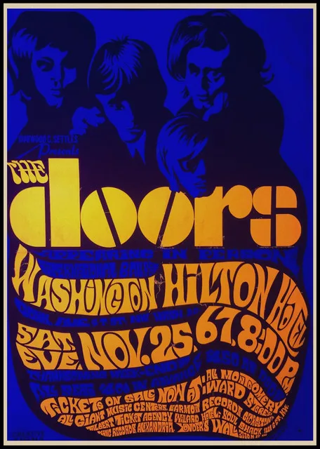 

Печать на холсте The Doors Jim Morrison