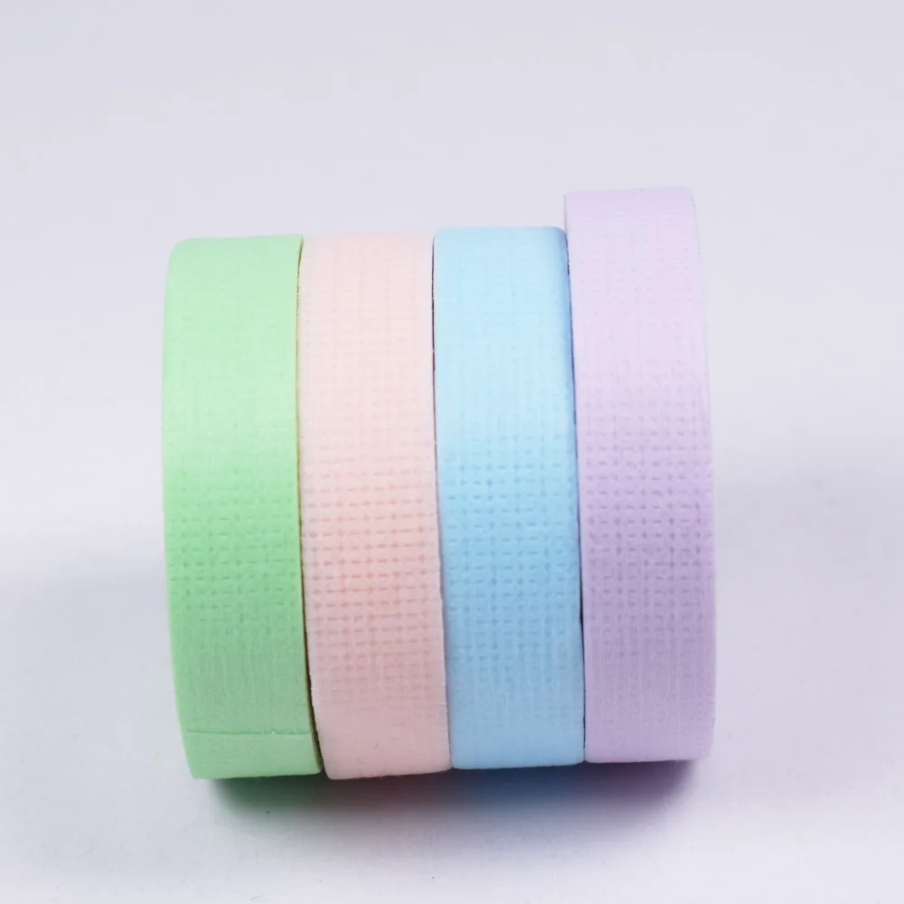

GUGCGV Colorful Eyelash Tape 1 Rolls Breathable Non-woven Cloth Adhesive Tape for Hand Eye Stickers Makeup Tools Eye Patches